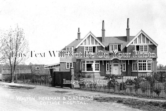 SU 2115 - Walton Hersham & Oatlands Cottage Hospital, Surrey 1908