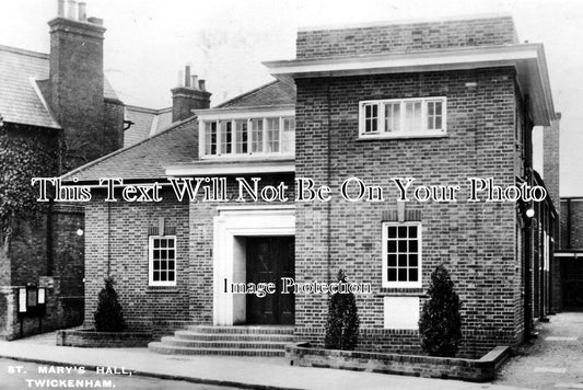 SU 214 - St Marys Hall, Twickenham, Surrey c1933