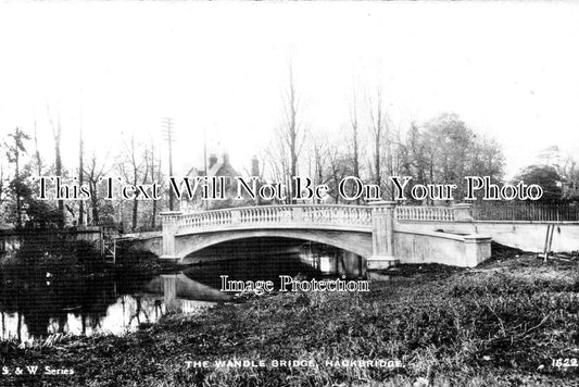 SU 2140 - The Wandle Bridge, Hackbridge, Surrey