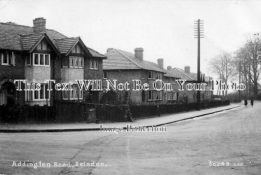SU 215 - Addington Road, Selsdon, Surrey c1929