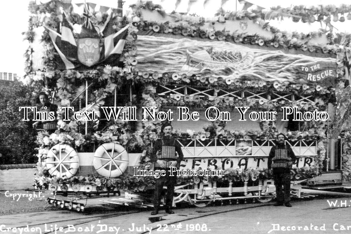 SU 2177 - Croydon Lifeboat Day, Surrey 1908