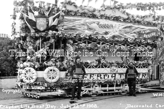 SU 2177 - Croydon Lifeboat Day, Surrey 1908