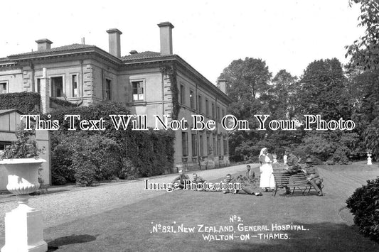 SU 2247 - New Zealand Hospital, Walton On Thames, Surrey WW1