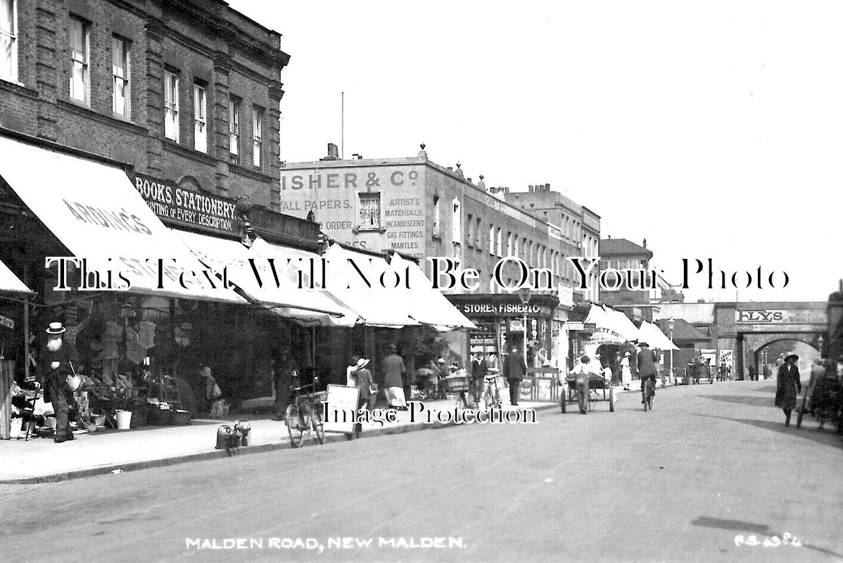 SU 2254 - Malden Road, New Malden, Surrey c1924