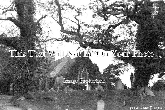 SU 2265 - Crowhurst Church, Surrey c1910