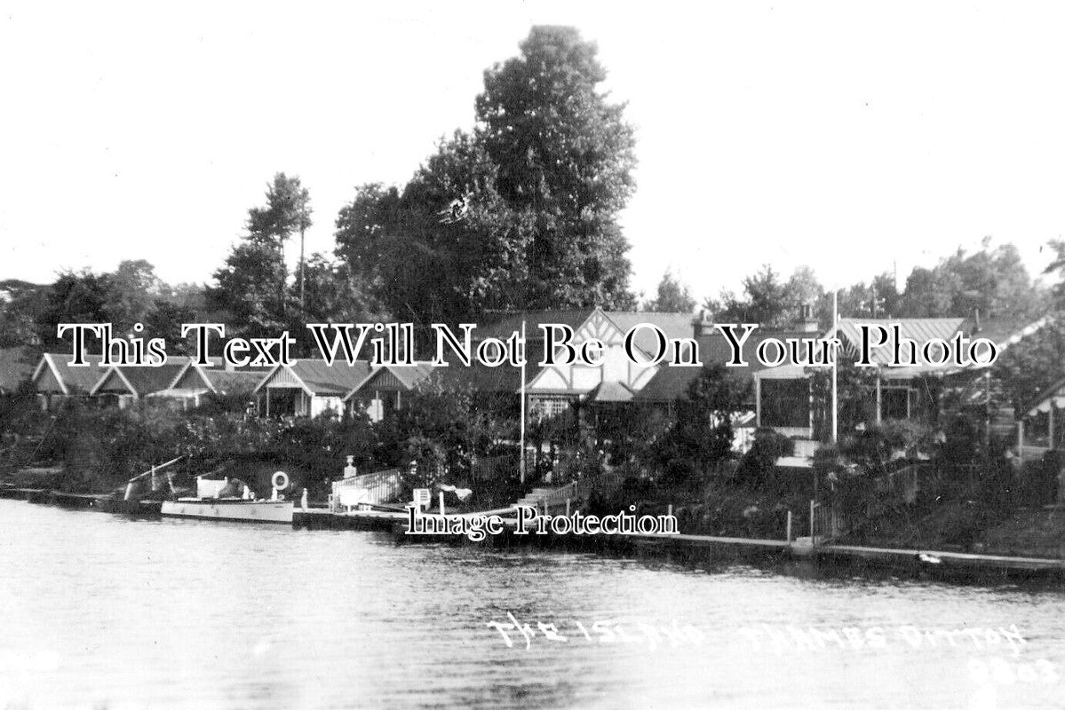 SU 2273 - The Island, Thames Ditton, Surrey c1924