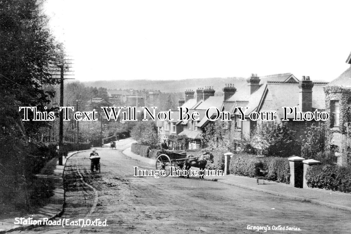 SU 2286 - Station Road, Oxted, Surrey c1909