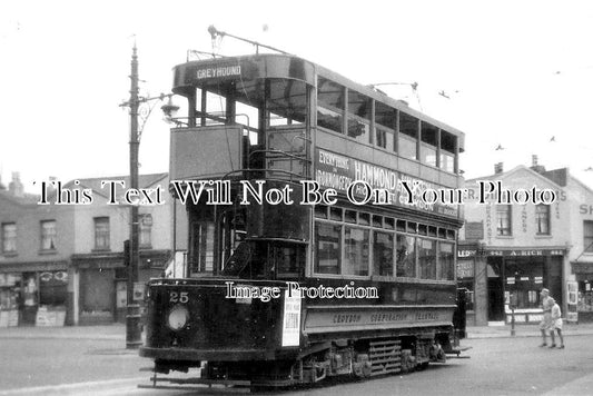 SU 2288 - Croydon Corporation Tramways, Surrey