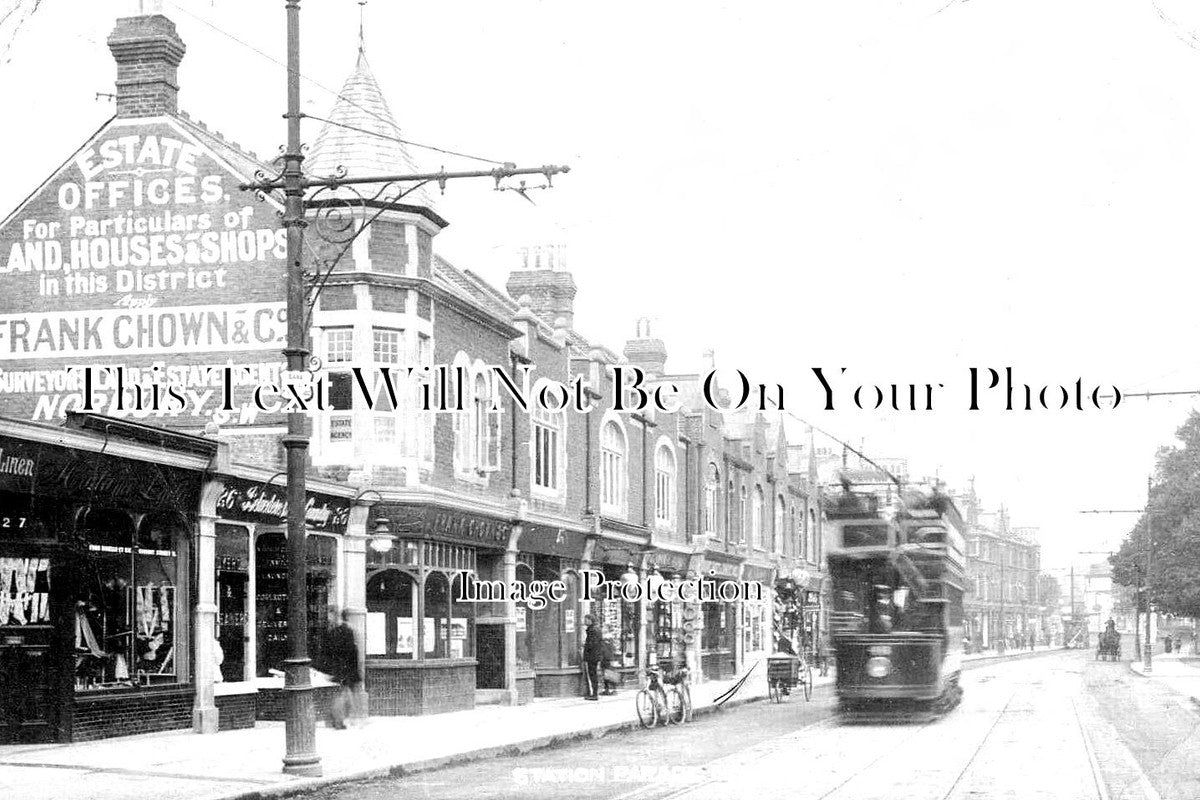 SU 2312 - Station Parade, Norbury, Surrey c1905 – JB Archive