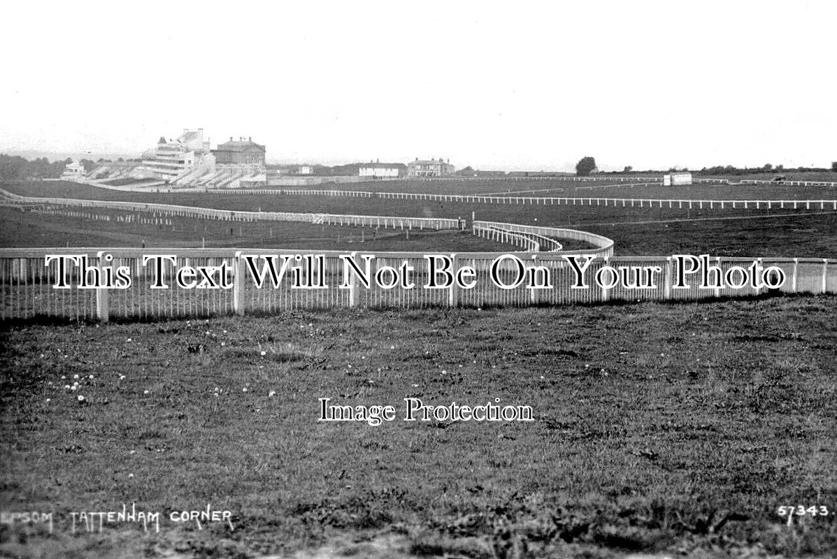SU 2351 - Tattenham Corner, Epsom Racecourse, Surrey