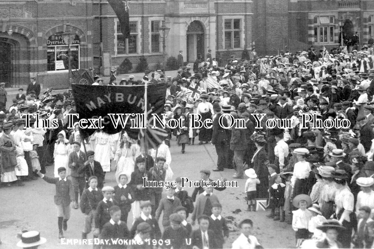 SU 2366 - Woking Empire Day, Surrey 1909