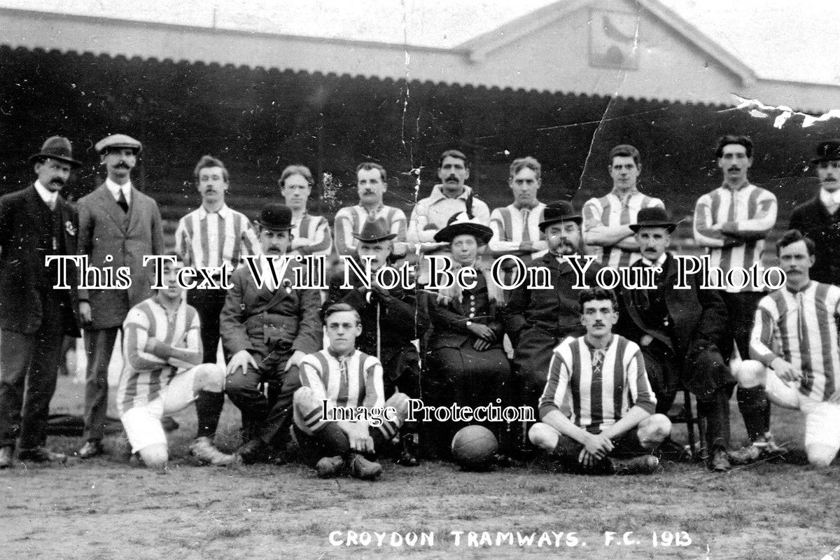 SU 242 - Croydon Tramways Football Club, Surrey 1913