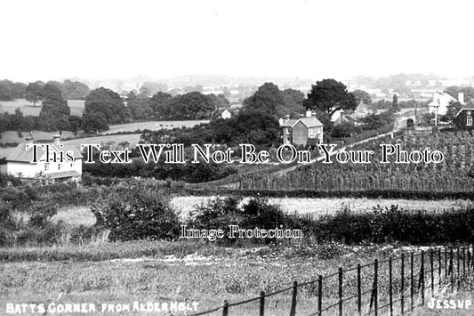 SU 2423 - Batts Corner From Alder Holt, Farnham, Surrey c1910