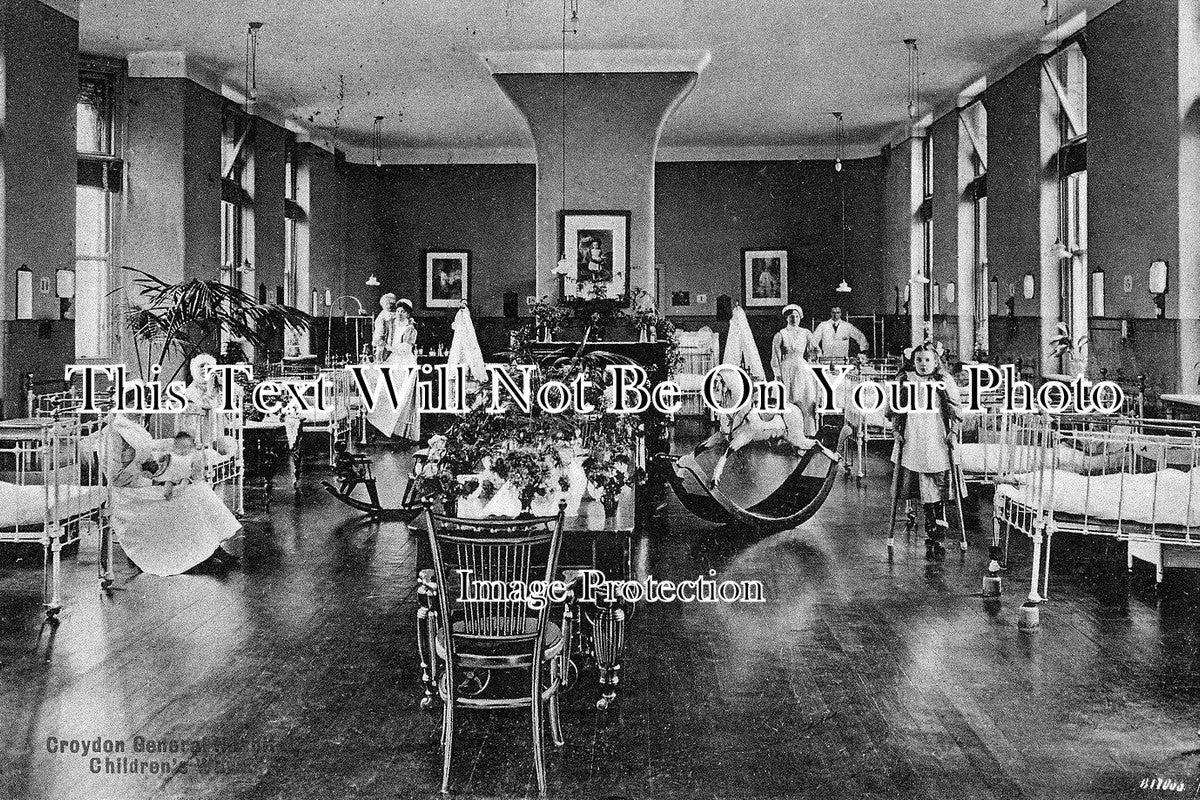 SU 249 - Childrens Ward, Croydon General Hospital, Surrey c1912