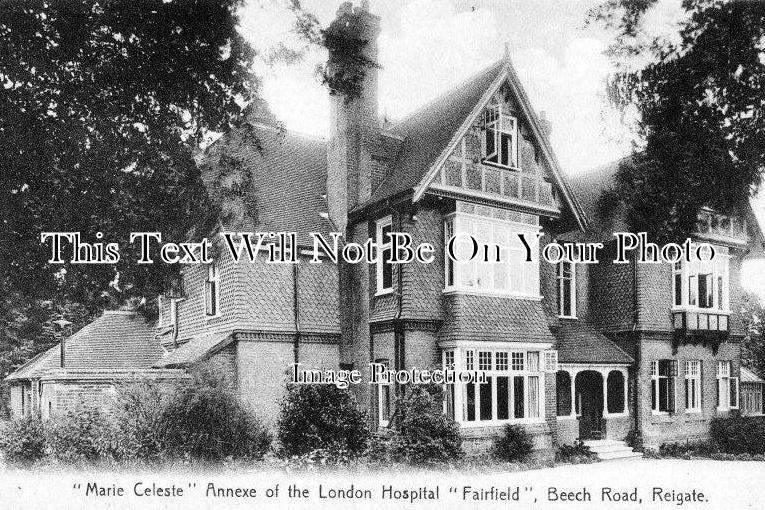 SU 254 - Reigate Fairfield, Marie Celeste Annex Of London Hospital, Surrey