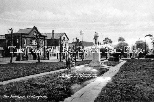 SU 257 - The Memorial, Warlingham, Surrey