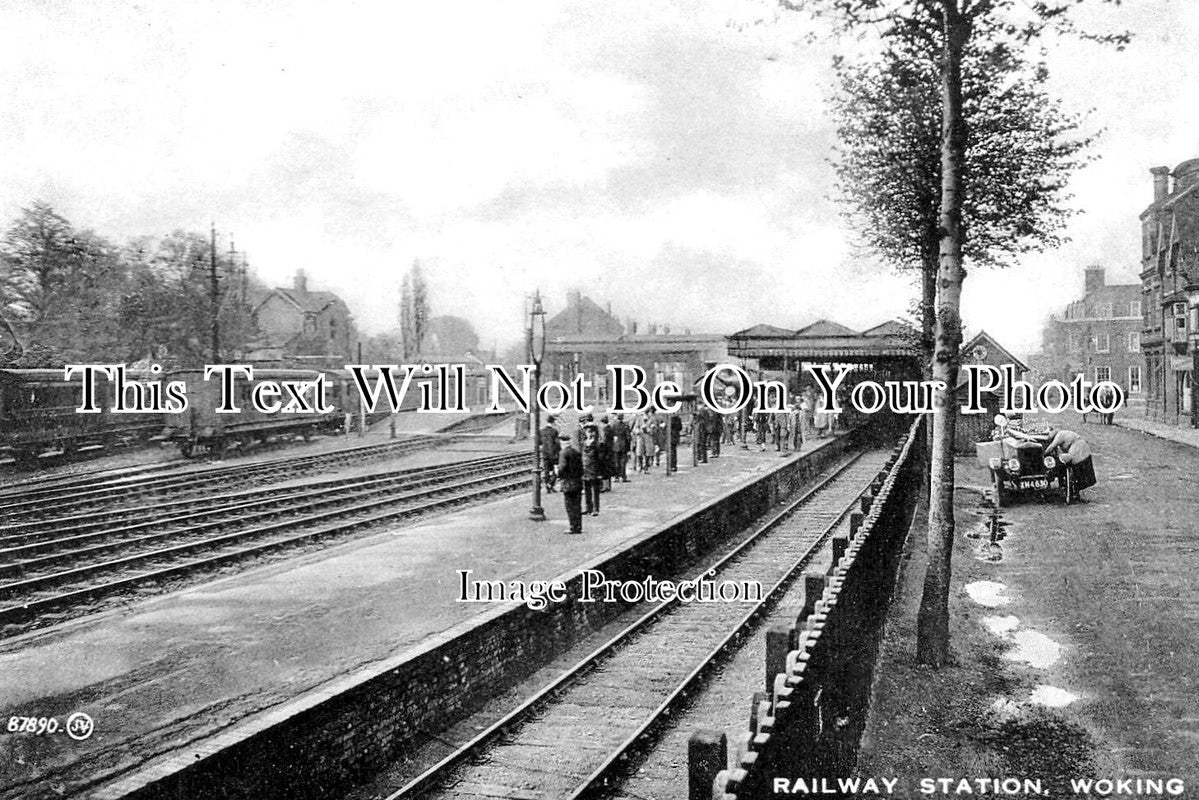 SU 2616 - Woking Railway Station, Surrey c1923