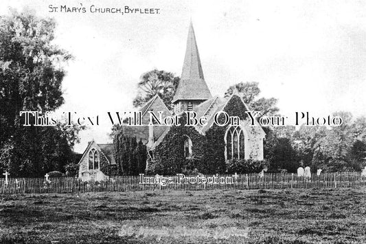 SU 2621 - St Marys Church, Byfleet, Surrey c1925