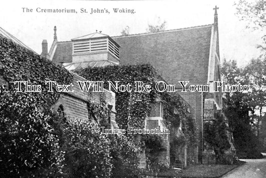 SU 2634 - The Crematorium, St Johns, Woking, Surrey c1913