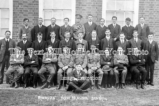 SU 27 - Recruits, New Malden, Surrey 1914