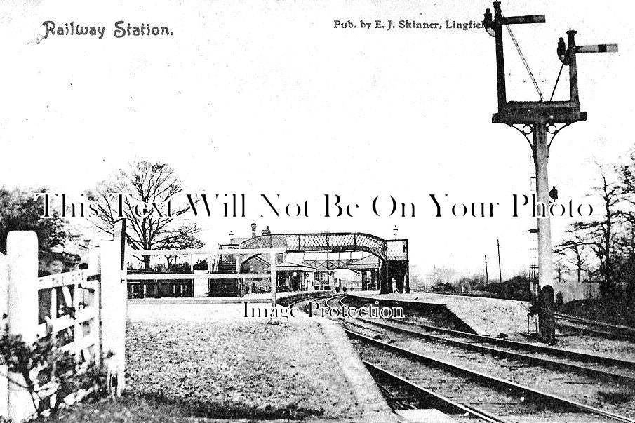 SU 2711 - Lingfield Railway Station, Surrey c1906