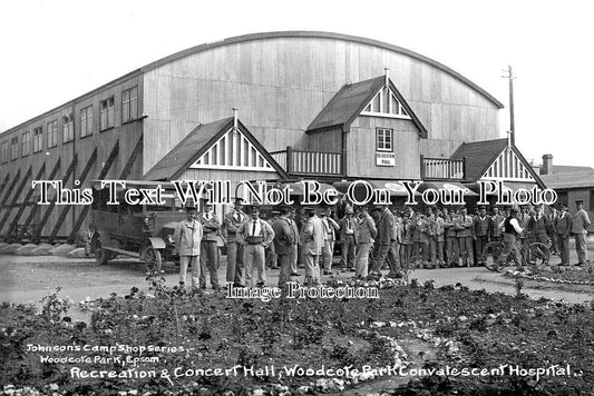 SU 2783 - Woodcote Park Convalescent Hospital, Epsom, Surrey WW1