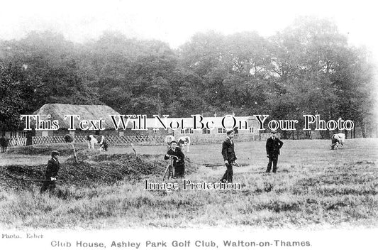 SU 2787 - Club House, Ashley Park Golf Club, Walton On Thames, Surrey c1904