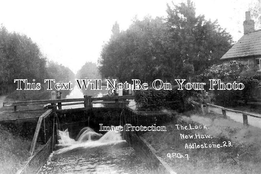 SU 2822 - The Lock, New Haw, Addlestone, Surrey c1923