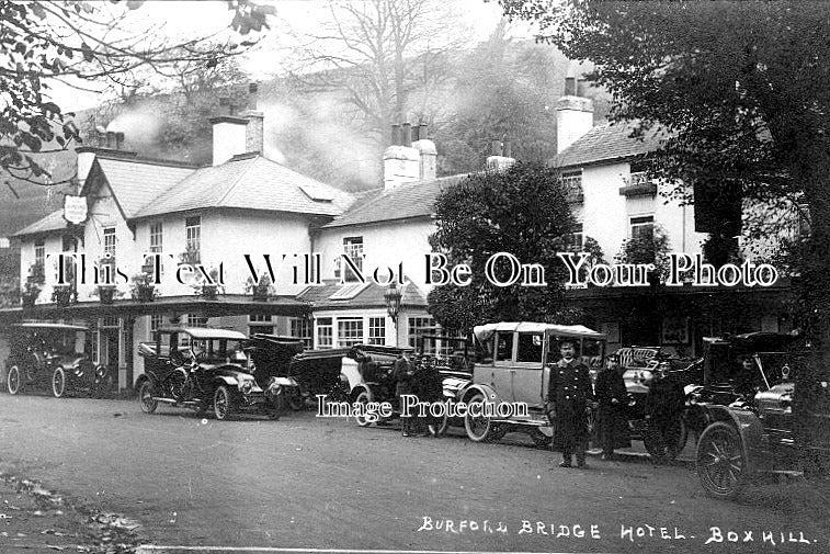 SU 2884 - Burford Bridge Hotel, Boxhill, Surrey