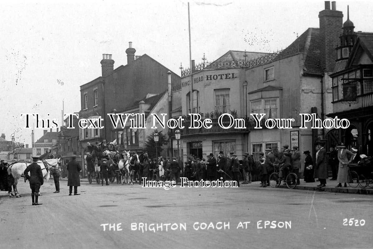 SU 29 - The Brighton Coach At Epsom, Surrey c1914