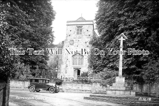 SU 2953 - Puttenham Church & War Memorial, Surrey