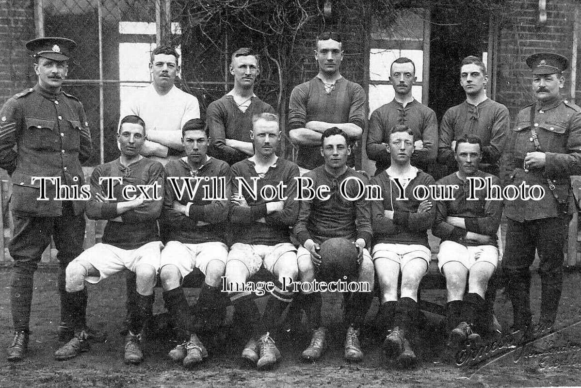 SU 2982 - Redhill Army Football Team, Surrey WW1