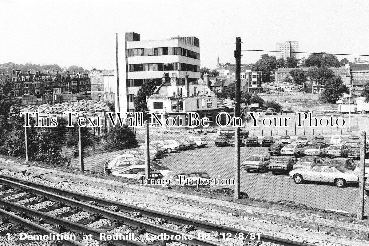 SU 2996 - Demolition At Redhill, Ladbroke Road, Surrey