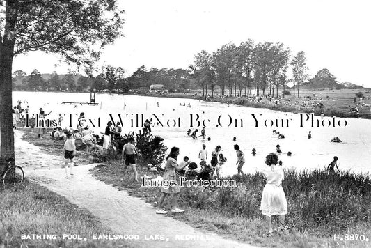 SU 2999 - Bathing Pool, Earlswood Lake, Redhill, Surrey