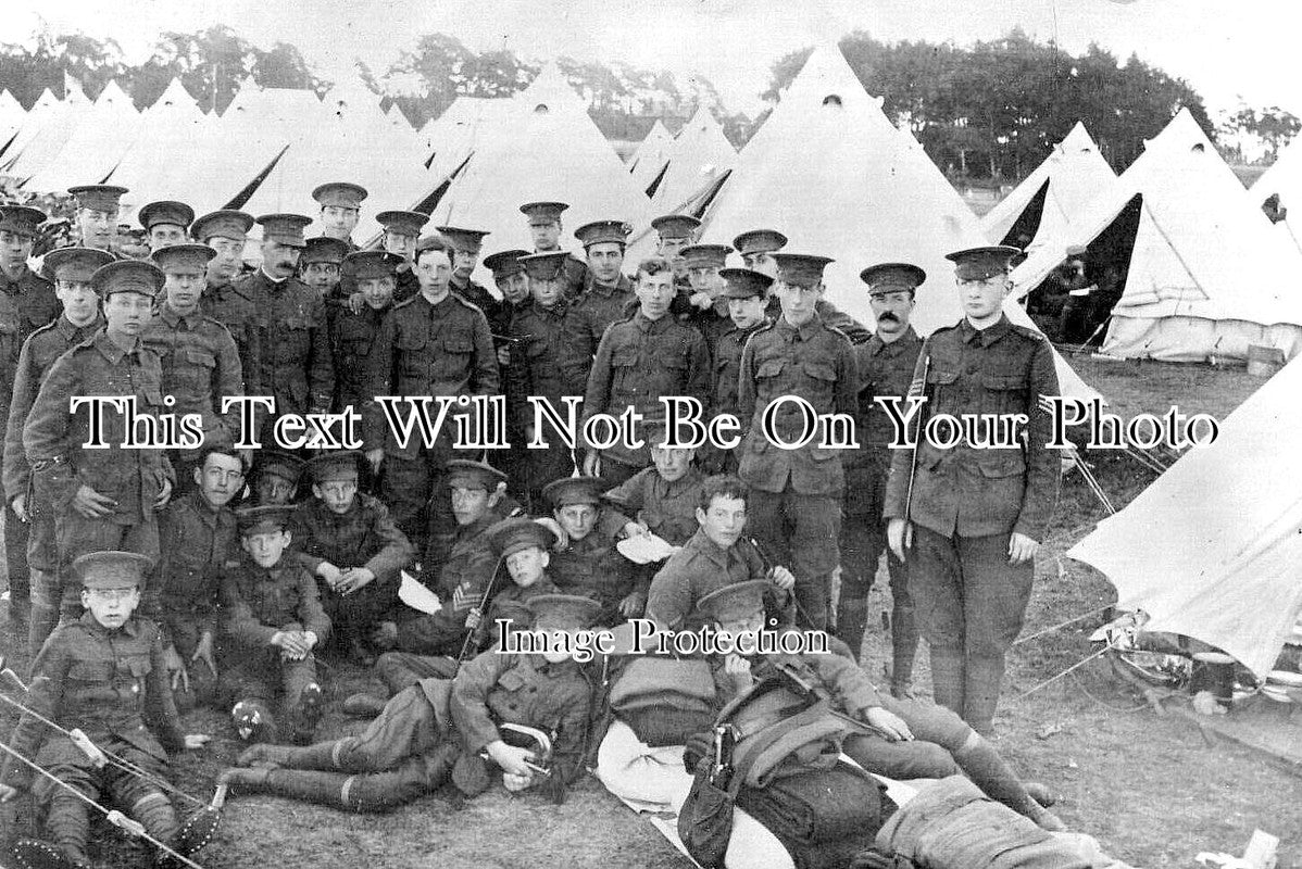 SU 3007 - Officer Training Corps OTC, Farnborough Common, Surrey c1909