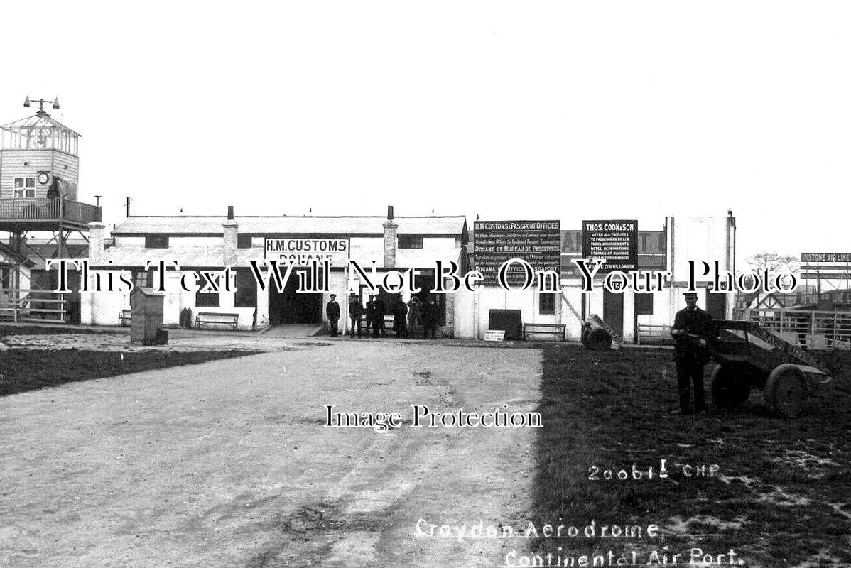 SU 3008 - Croydon Aerodrome Continental Airport, Surrey c1924