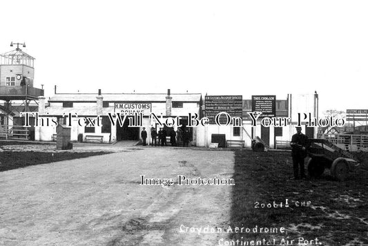 SU 3008 - Croydon Aerodrome Continental Airport, Surrey c1924