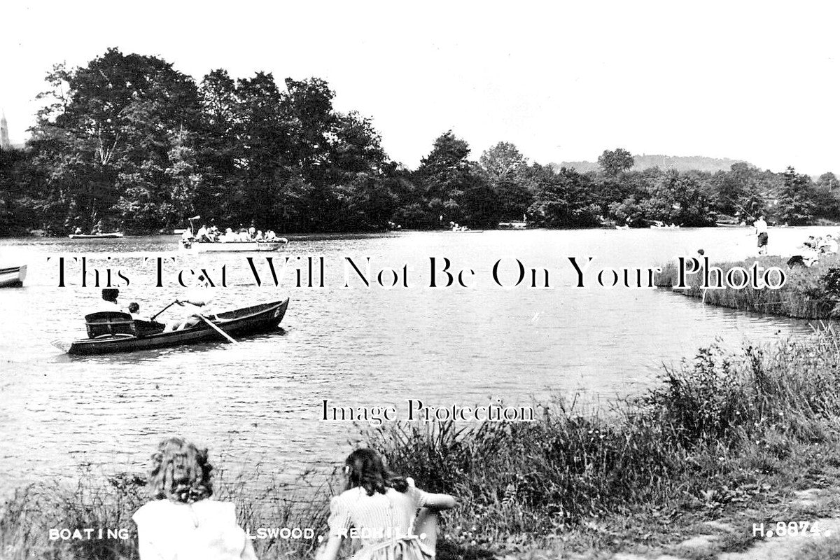 SU 3012 - Boating Lake, Earlswood Common, Redhill, Surrey