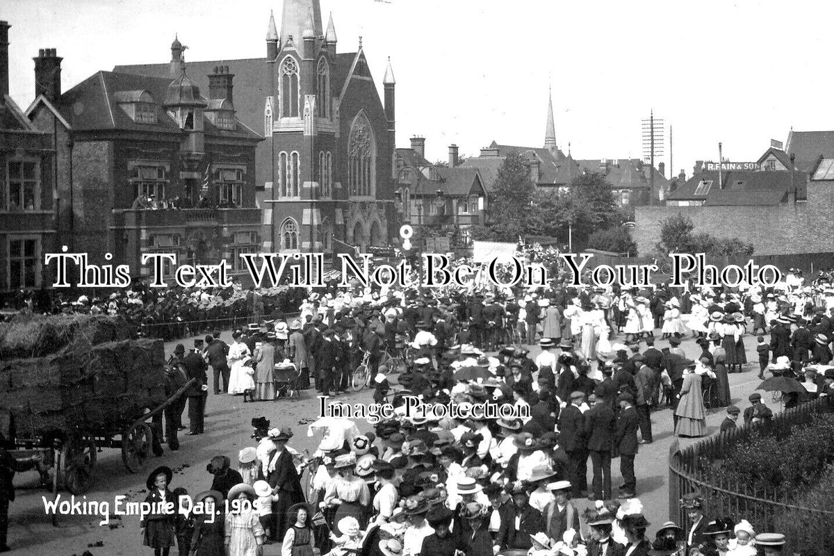 SU 3022 - Woking Empire Day, Surrey 1909