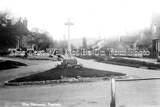 SU 3027 - Peaslake War Memorial, Surrey c1927