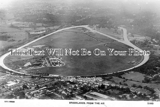 SU 3030 - Brooklands From The Air, Surrey