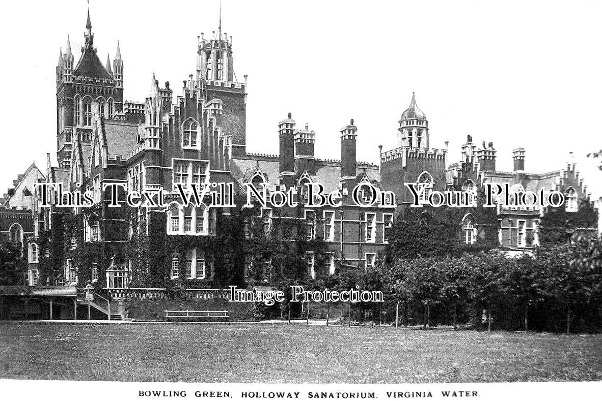 SU 3069 - Bowling Freen, Holloway Sanatorium, Virginia Water, Surrey c1915