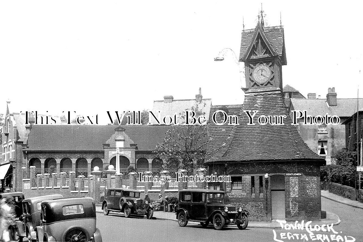 SU 3084 - Town Clock, Leatherhead, Surrey