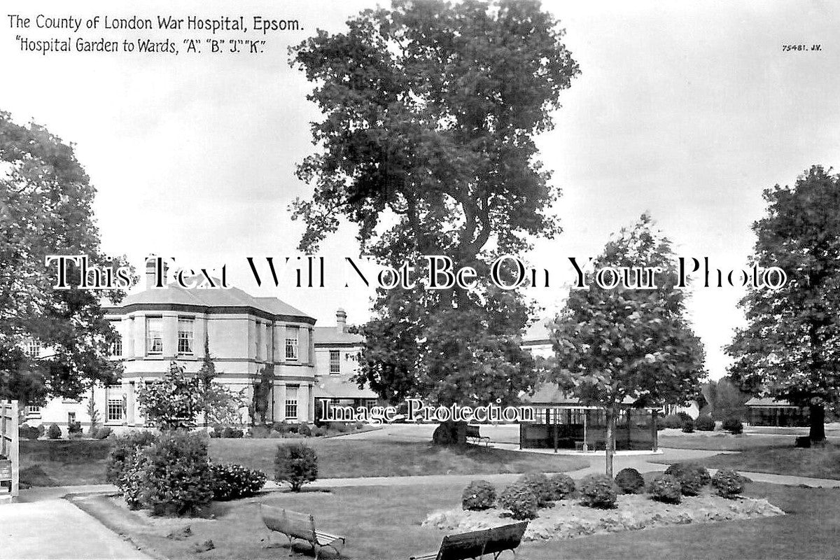 SU 3102 - County Of London War Hospital, Epsom, Surrey