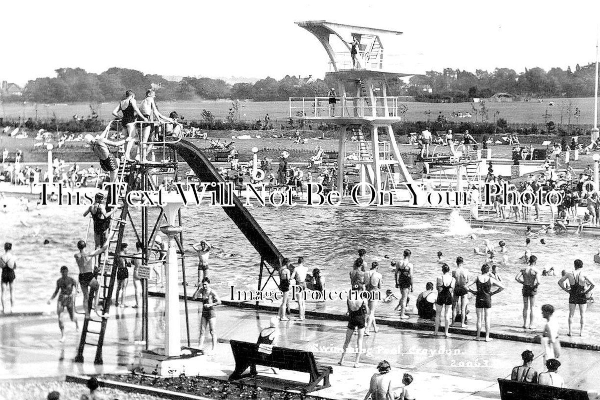 SU 3121 - Croydon Swimming Pool, Surrey c1940