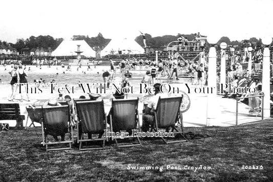 SU 3197 - Croydon Swimming Pool, Surrey c1936