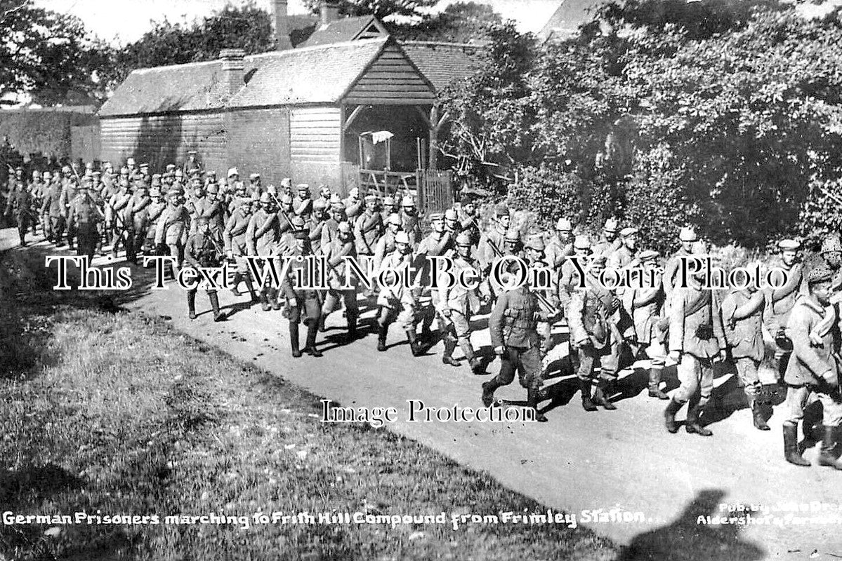 SU 3216 - Germans Prisoners Of War, Frith Hill, Frimley Station, Surrey