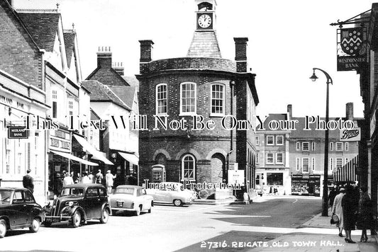 SU 3218 - Old Town Hall, Reigate, Surrey