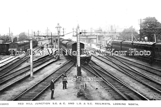 SU 3242 - Red Hill Railway Junction, Surrey c1922