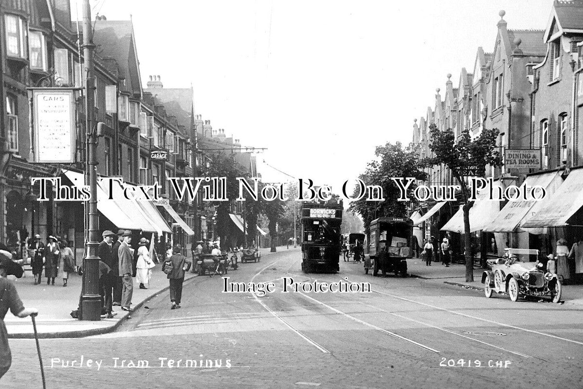 SU 3247 - Purley Tram Terminus, Surrey